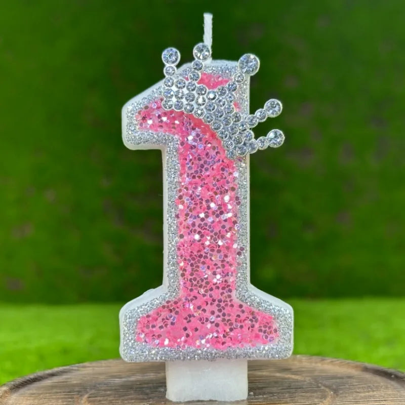 1pcs Number0 1 2 3 4 5 6 7 8 9 Happy Birthday Cake Candles Number Birthday Candles Party Wedding Decoration Reunions Theme Party