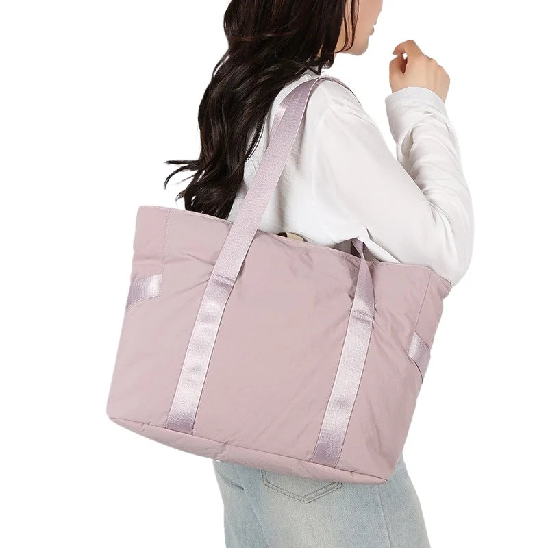 Women's Large Tote Bag with Padded Laptop Compartment, Yoga Mat Travel Work Daily Handbag Shoulder Bag