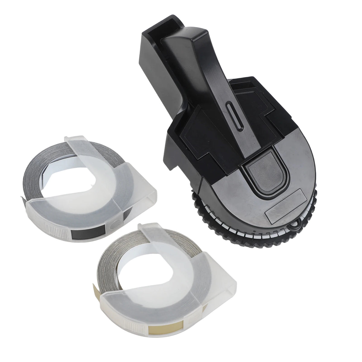 Tape-cutting Embossing Label Maker With Tape 108*56mm Alphanumeric Black Manual Numbers Plastic Printer Set Tool