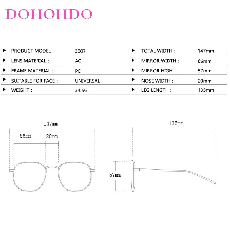 Oversized Square Frame Classic New Fashion Glasses Women Men Luxury Brand Designer Computer Games Anti-Blue Light Eyewear Unisex