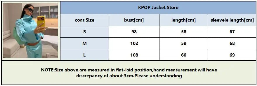 Women Satin Stand Collar Loose Jacket 2 Piece Set Long Sleeve Zip Coat Elastic Waist Pants Matching Co Ord 2026 Casual Outfits