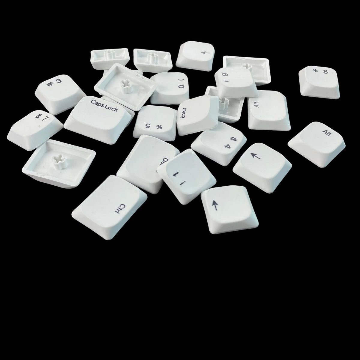 75-Key Ultra-Thin PBT Keycaps, Low Profile MX Stem PBT Material Dye-Sub for Corne Sofle Lily VELVE L-P Symmetric Split Keyboards