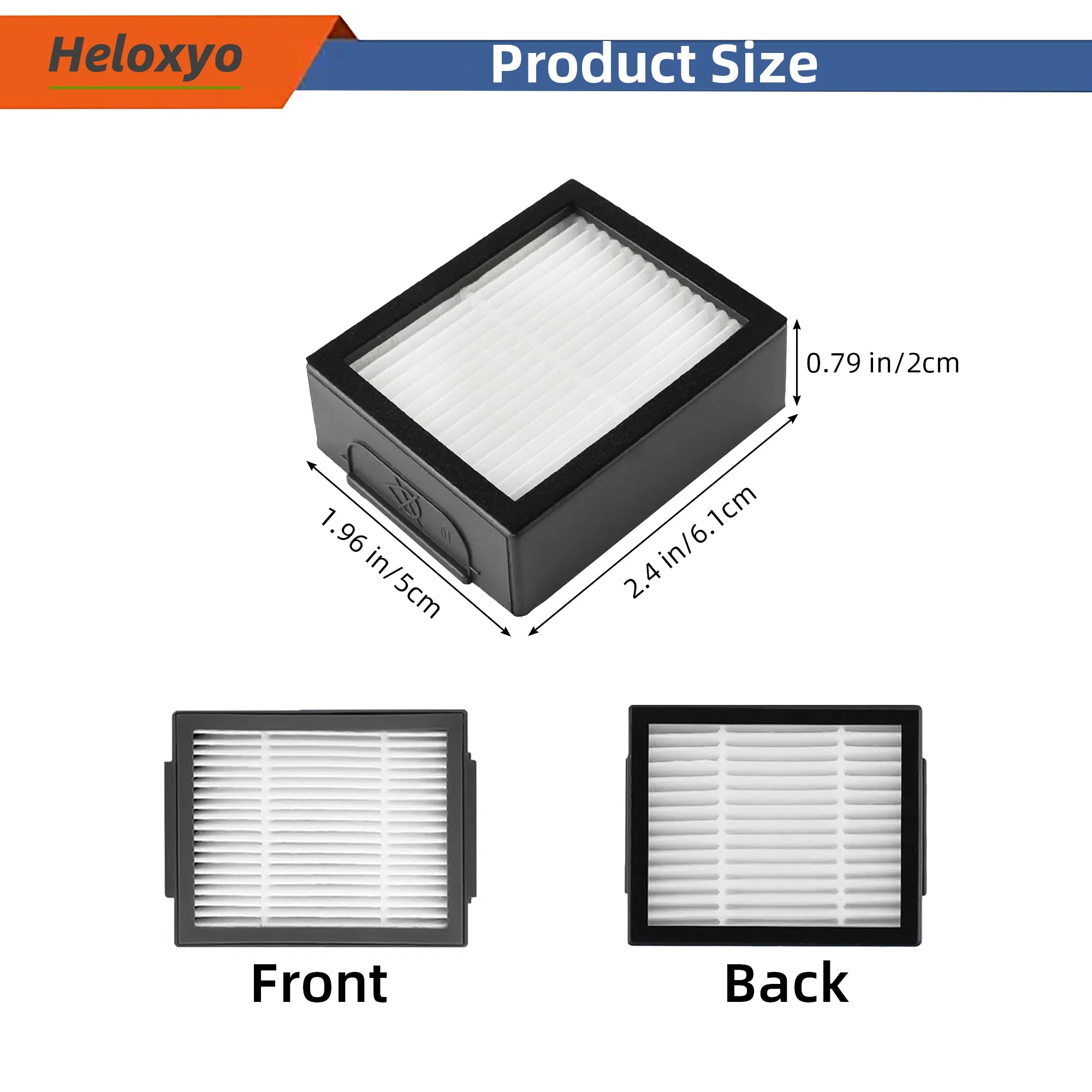 HEPA Filter Compatible for iRobot Roomba Combo i,e,j Series:E5 E6 i1 i3 i4 i5 i6 i7 i8 J5 J6 J8 And All Plus Versions