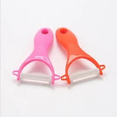 Kitchen Gadgets Accessories 2Pcs/lot Vegetable Fruit Ceramic Peeler Cooking Tools Potato Peelers Ceramic Peeler (Color Random)