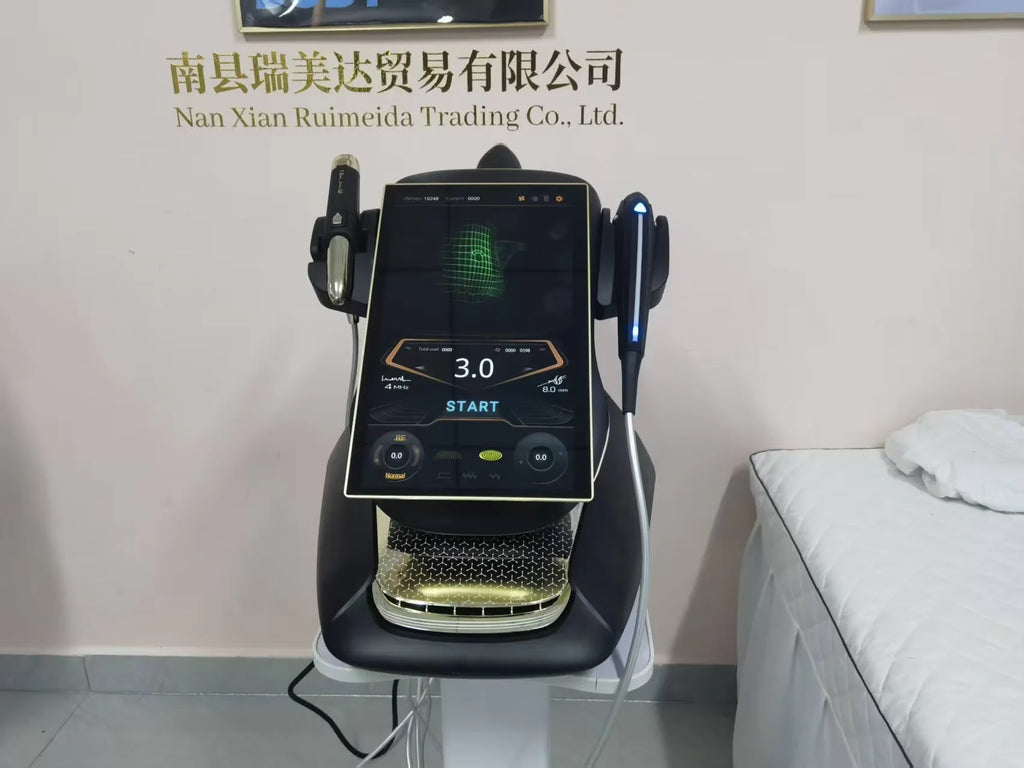 360MAX 25D HIFU 3 in 1 Machine for Non Invasive Facial Lifting, Skin Tightening, Anti Aging Wrinkle Removal and Body Firming