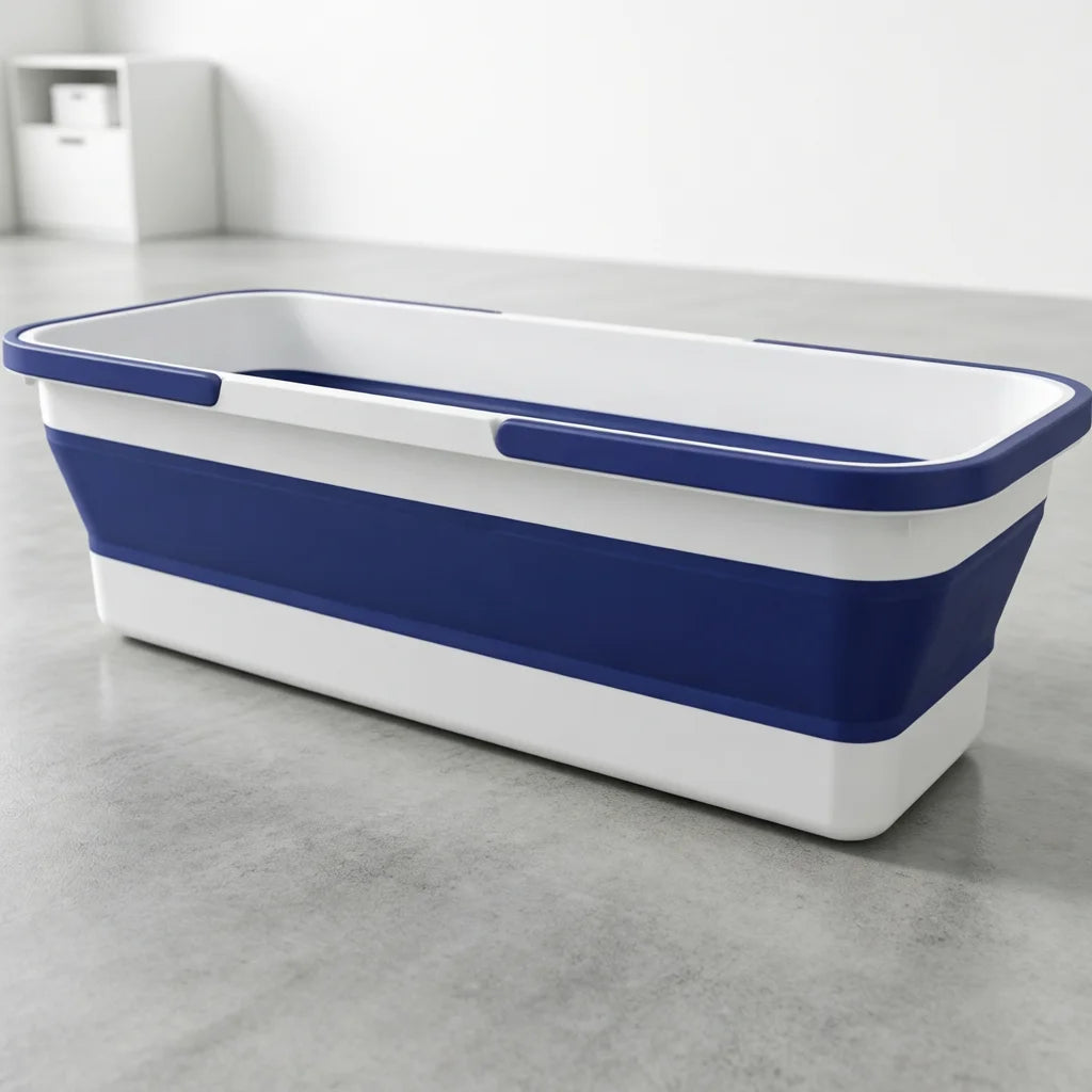 Foldable Mop Bucket Does Not Take Up Space, Water Storage Bucket, Mopping Bucket, Rectangular Large-Capacity Bucket, Thickened W