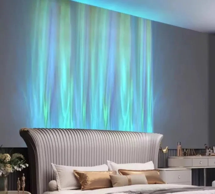 3D dynamic water ripple wall washing atmosphere pattern room background decoration LED projection light