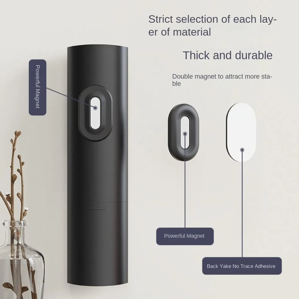 2Pcs/Set Strong Magnetic Adsorption Magnetic Remote Control Holder Self-Adhesive Magnetic Absorption Nanopatch