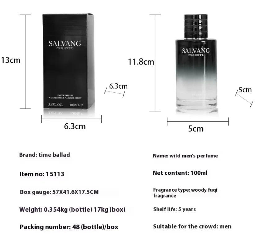 100ML Brand Perfume Woody Men Perfume Spray  Long Lasting Cologne Ocean Light Fragrance Man Vibrant Gentleman Gift