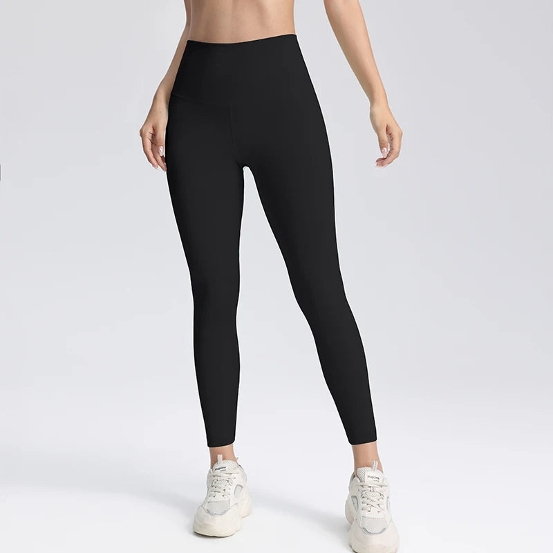 High Waisted Compression Leggings Hip Lifting Yoga Pants Women's Sports and Fitness Tight Cropped Pants