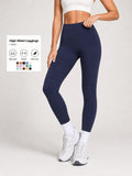Women High Waist Yoga Pants Soft Stretch Leggings Tummy Control Fitness Gym Running Workout Sports Trousers