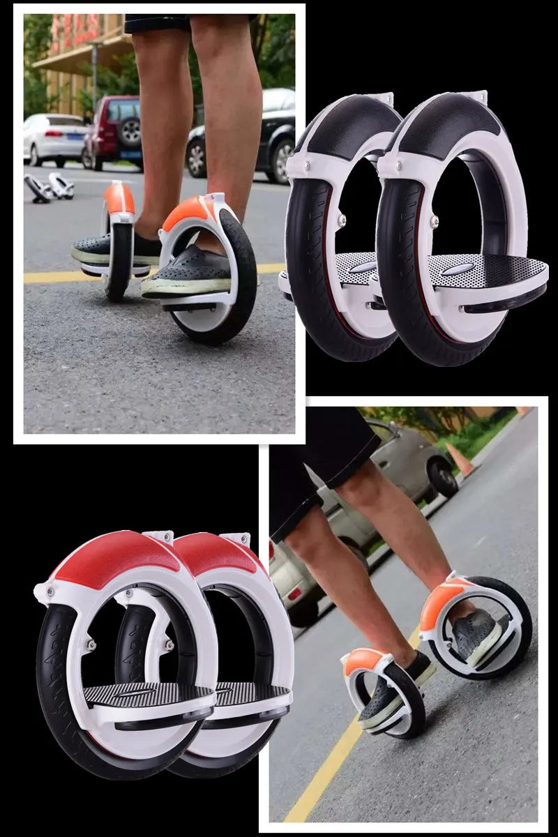 Portable Double-row single-wheel Drift Board Adult style Scooter Mobility Scooter Silent Split Roller Skate
