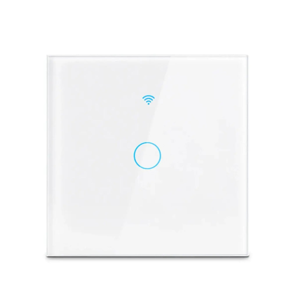 Wifi Smart Light Switch EU 1/2/3Gang Touch Light Switch No Neutral Wire Wall Light Switches Works with Tuya Smart Life App Alexa