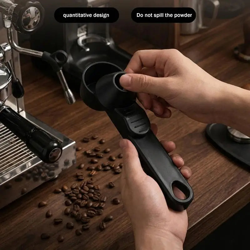 ✔Spill-Proof Protein Powder Sliding Spoon Reusable With Longer Handle Coffee Scoop Measuring Spoon Funnel Kitchen Gadgets