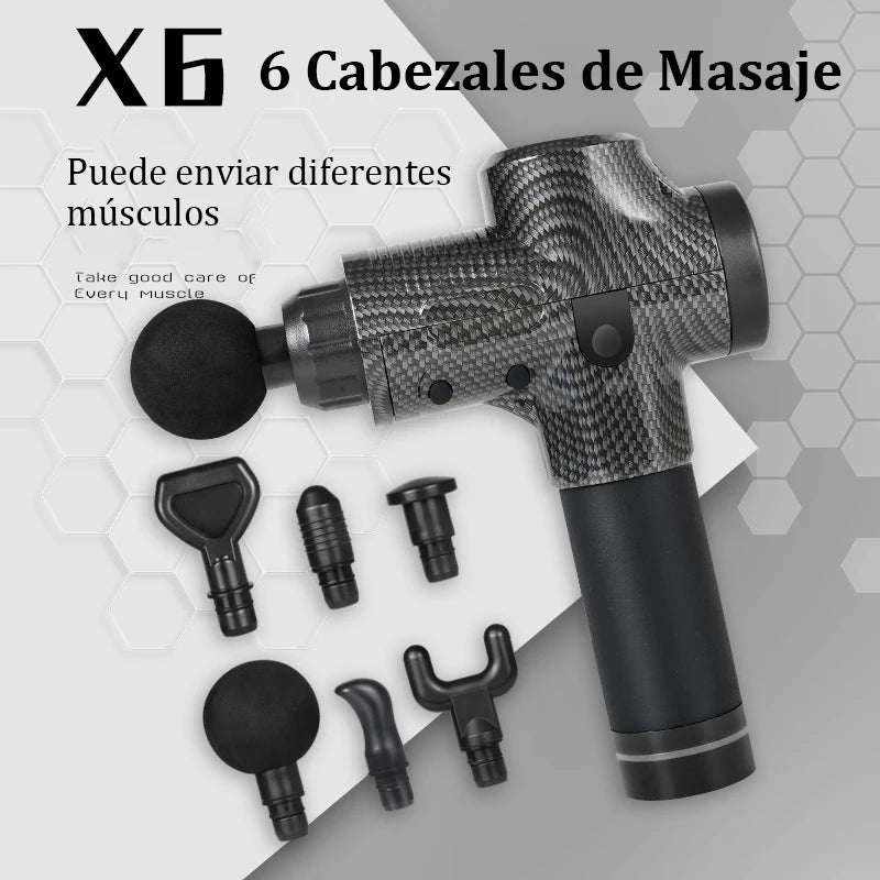 Deep muscle massage gun, electric percussion massager for body, neck, back, legs, fitness tool