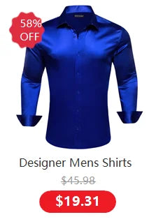 Gold Paisley Bright Shirts Men Autumn Long Sleeve Casual Flower Shirts For Men Designer Fit Dress Shirts BCY-07