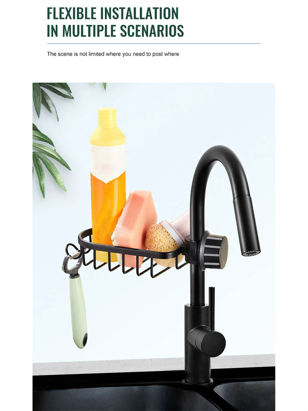 Bathroom Shower Rack Storage Rack Perforated Shower Storage Sponge Unidirectional Drainage Storage Rack Household And Household