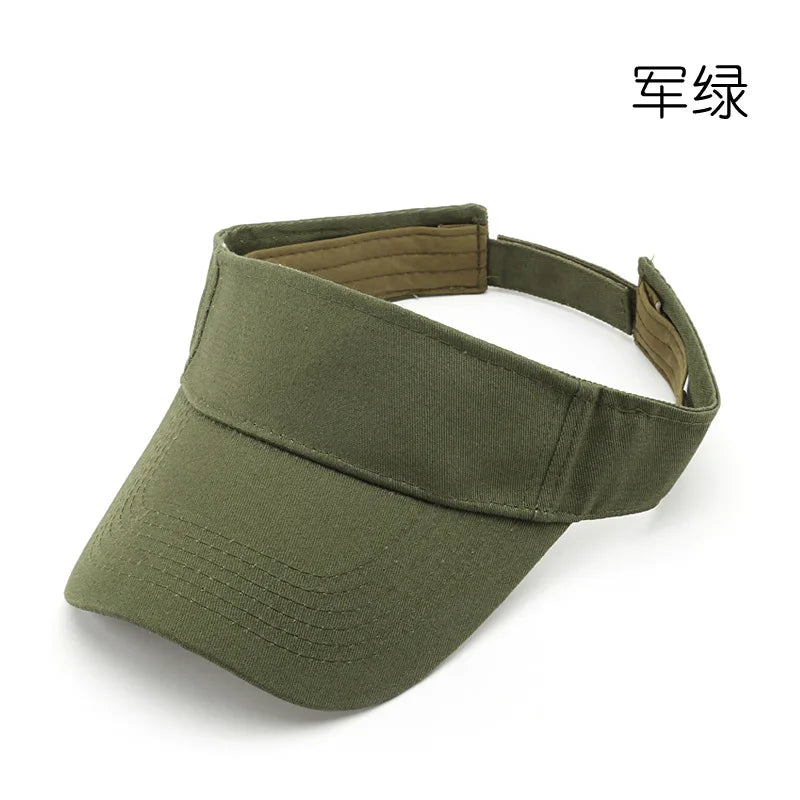 Fashionable retro solid color flat brim baseball cap, outdoor women's sun protection breathable open-top cap, duckbill cap