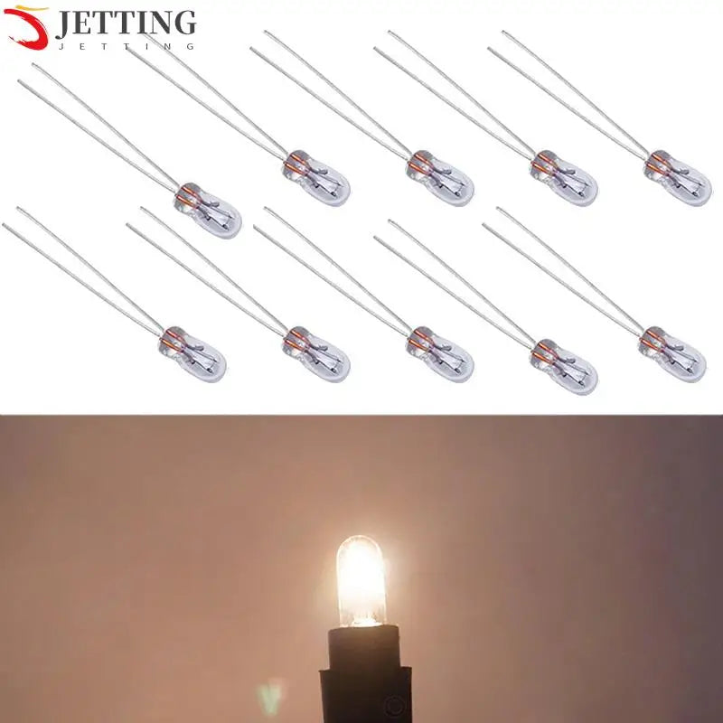 10 Pcs Car Dashboard Lights | Car Instrument Lamp T3 Led Dash Light Bulbs | 12 Volt LED Car Light Lamp Dash Bulbs