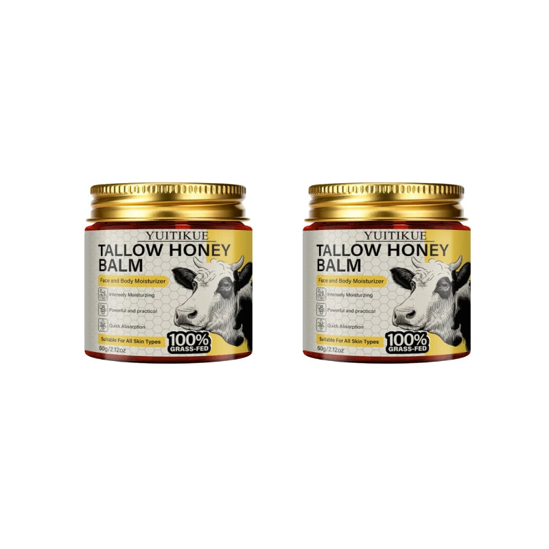 Tallow Honey Balm, All-Day Hydrating Face & Body Moisturizer, Gentle Formula for Sensitive Skin