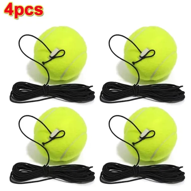 1-20pcs Heavy Duty Tennis Training Aids Base With Elastic Rope Ball Practice Self-Duty Rebound Tennis Trainer Padel Accessories