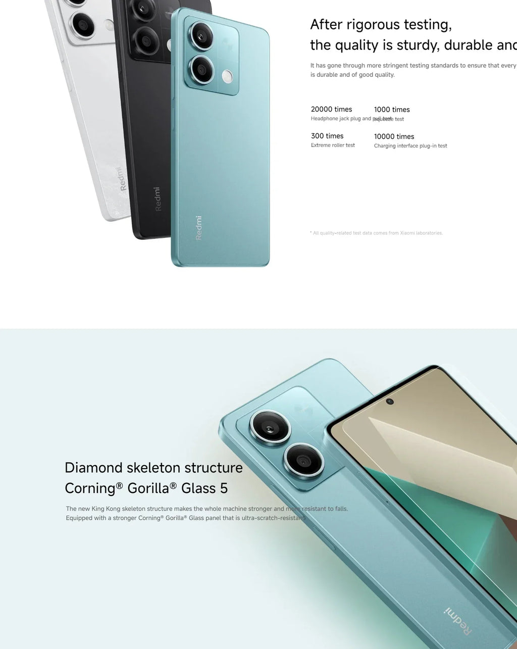 Redmi Note 13 5G 6GB 8GB RAM 128GB 256GB ROM SmartPhone 6.67inch 140Hz 100MP 5000mAh used phone