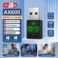 USB Wireless Network Card WiFi6 AX900/600 Dual Band 2.4G 5G + BT 5.4 Network Adapter for Windows 10 11 Computer Network Accessor