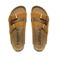 Nubuck Women Cork Slippers Summer Mule Clogs Flats Sandals Slides Casual Beach Couple Double Buckle Soft Shoes Footwear Big Size