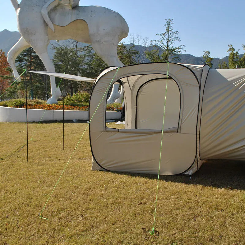 Car Tent trailer Tent, Car Tailgate Tent,Pop Up Car Rear Tent, SUV Tents Car Tents for Campers Multipurpose Truck Tent
