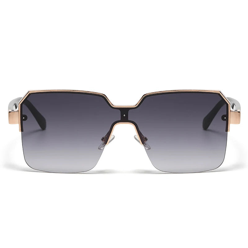 Men Women Frameless Square Sunglasses Luxury Brand Design Fashion Vintage Sun Glasses Square Alloy Frames Shades Eyewear UV400