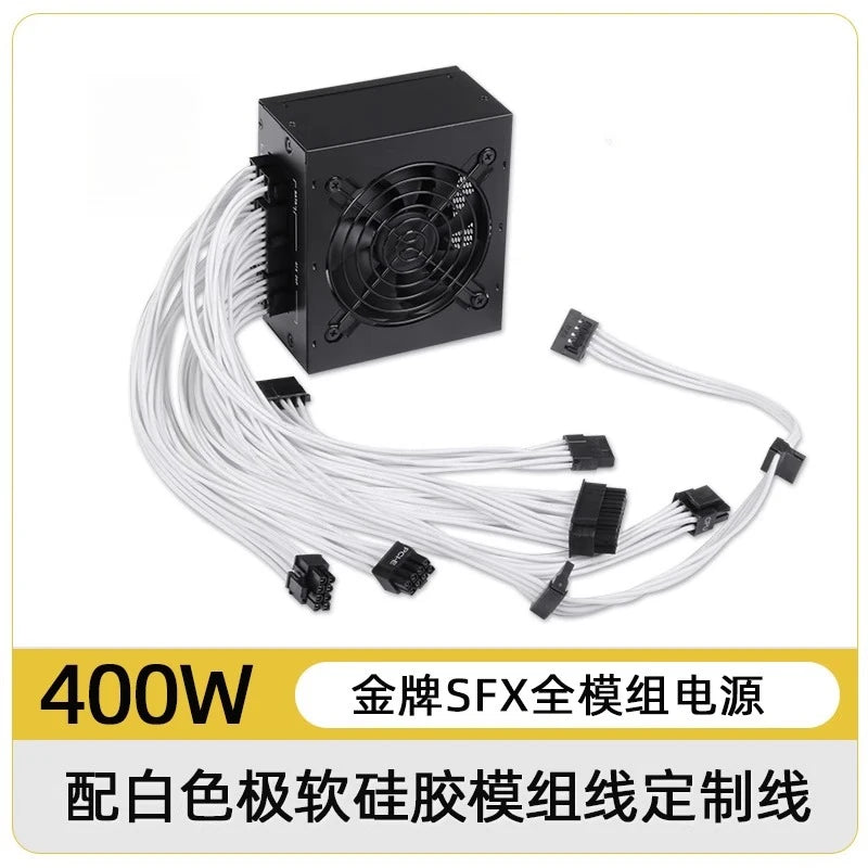 80 Plus Gold SFX Power Supply 500W 600W 750W 850W Small Form Factor Modular Silent PSU