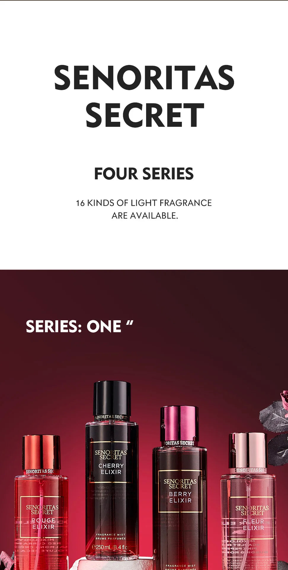 Thai Flower Fruit Perfume Vanilla Fragrance for Women Long-lasting Date Scent Good Girl Parfume Body Spray Floral Mist 250ml