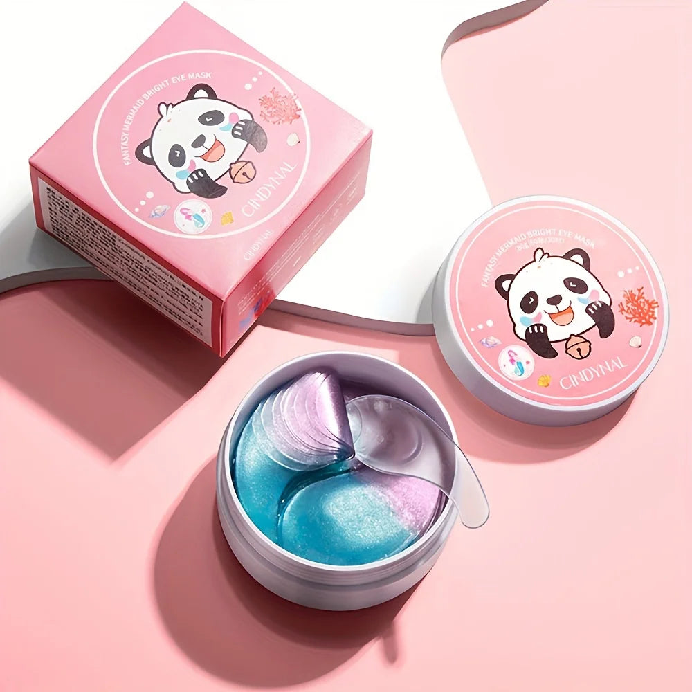 60 Pieces (30 Pairs) of Hydrating Eye Masks, Nourishing and Moisturizing the Skin Around the Eyes, Making the Skin Around the Eyes Smooth and Soft, Exquisite Eye Masks with a Two-Tone Design