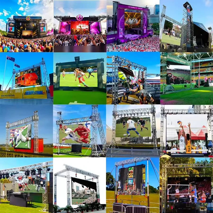 Outdoor P3.91 500x500mm Panel LED Video Wall Outdoor RGB LED Display LED Screen