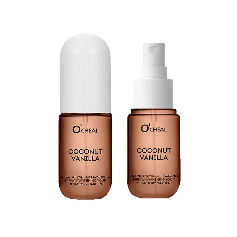 1Pcs Coconut Rose Fragrance Spray Hair & Body perfume Mist Fresh Long Lasting Fragrance Perfume Travel Size Freshener Spray