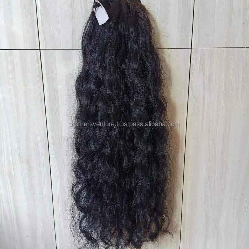 100% Virgin Brazilian Hair Cuticle Aligned Remy Grade Machine Double Weft Hair Extensions Best Quality Black Women Wholesale