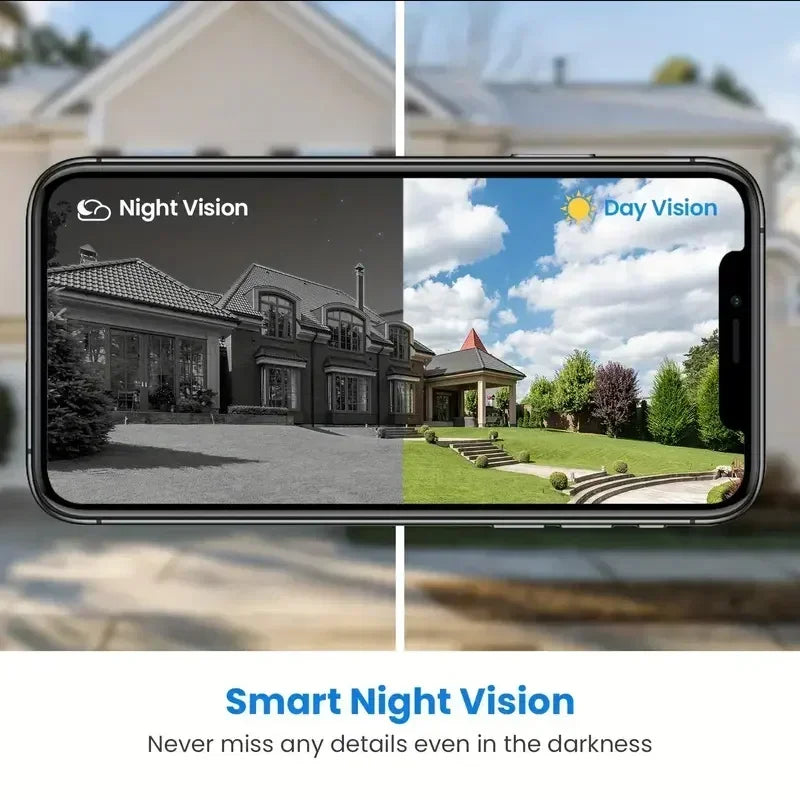 Video HD Wireless Waterproof Doorbell Camera, Night Vision & Voice Change Smart Home Security System Monitor Smart Life