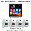 86 type touch screen Home Theater Sound System bluetooths TF AUX audio  in wall power amplifier Fm Radio Background music player