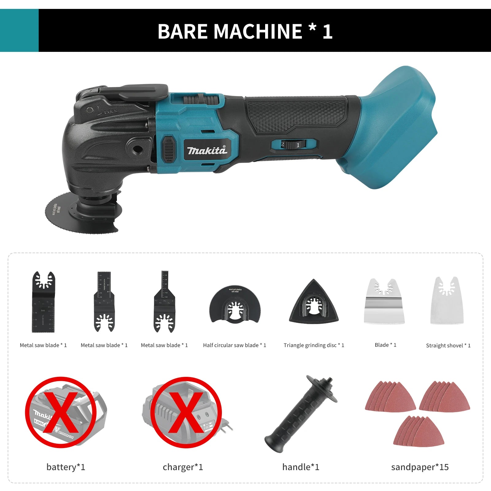 Makita Universal Treasure Cutting And Polishing Shovel Cleaning Tool Vibrating Multi-function Tool Multimaster