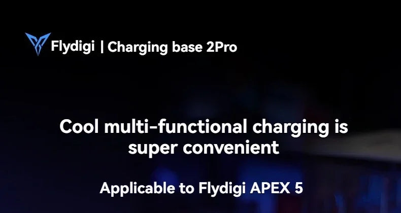 New Flydigi APEX 5 / Vader 5 Pro Charging Dock 2 PRO Customize GIF RGB Animated Bitmap USB Multifunction Expansion Dock