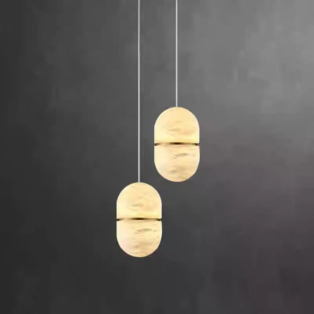 Beautiful Design Marble Chandelier Dining Lighting Gold Black Bedroom Decoration Bar Lamp