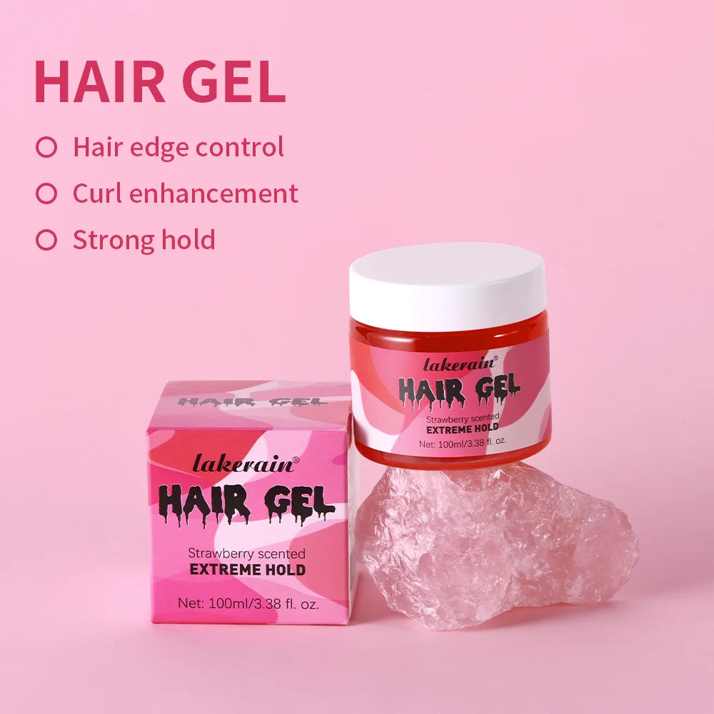 Edge Control Hair Styling Cream For Men Anti Frizz Moisturizing Non Sticky Curl Defining Smoothing Hair Wax For Hairline Edge
