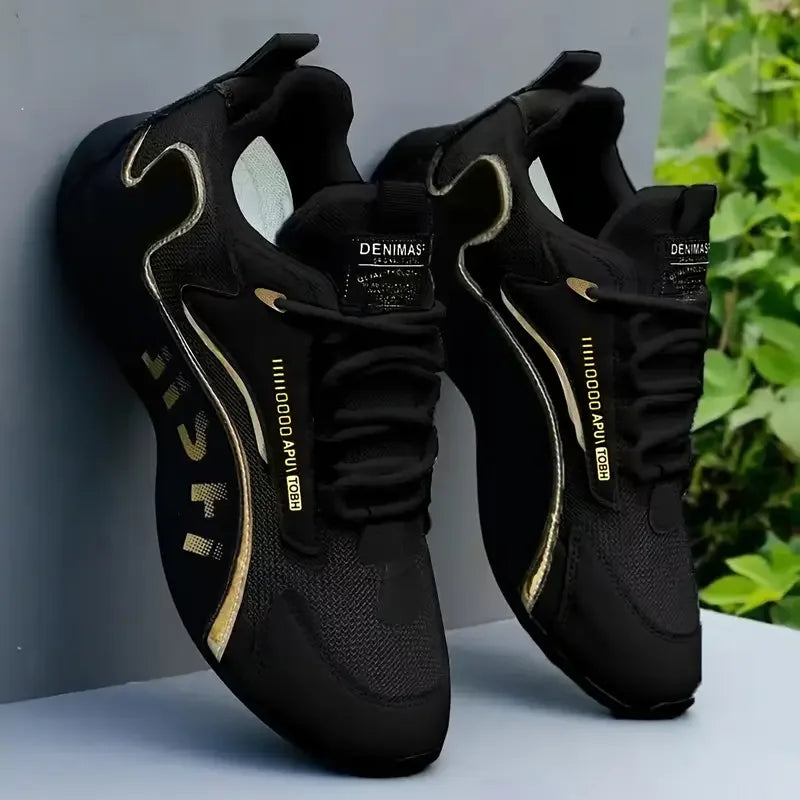 Pair Breathable Men's Training Shoes with Height Increase, Lace-up, Comfortable, Lightweight,