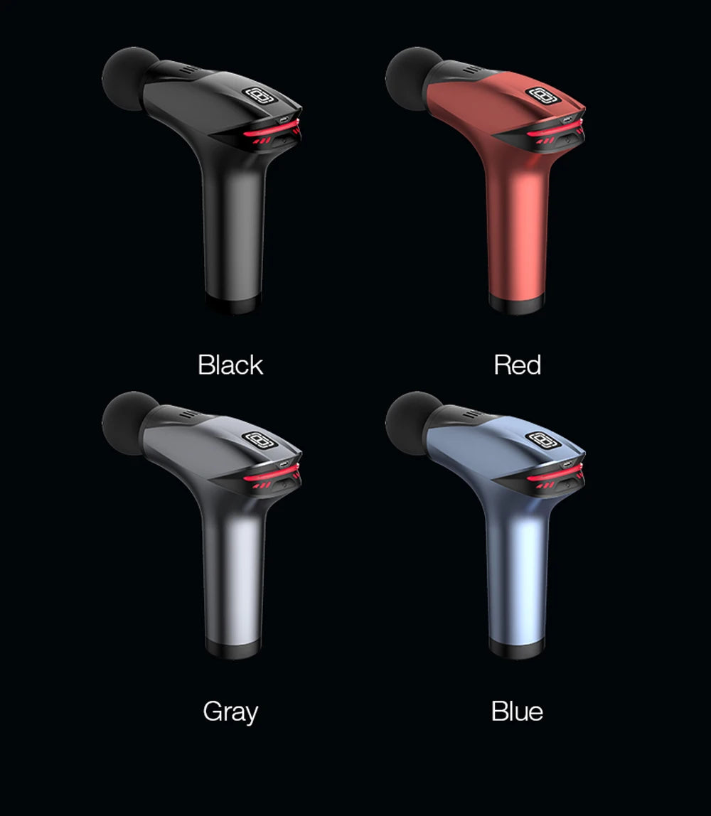 Portable Massage Gun Percussion Pistol Massager Professional Deep Muscle Massager For Body Neck Back Relaxation Fitness Slimming