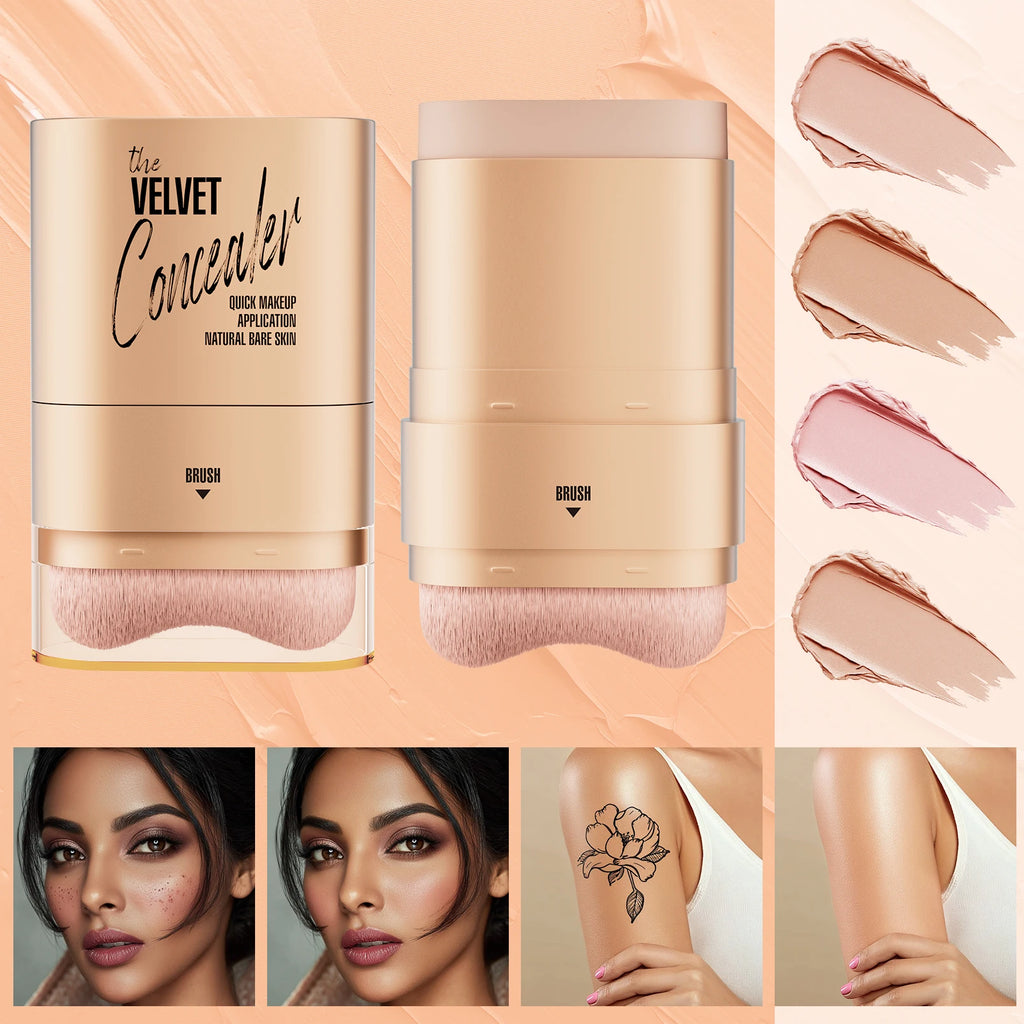 Four-Color Concealer to Cover Dark Circles, Tattoos, Acne Marks, Facial Concealer, Contouring, Waterproof Foundation, Beauty Makeup