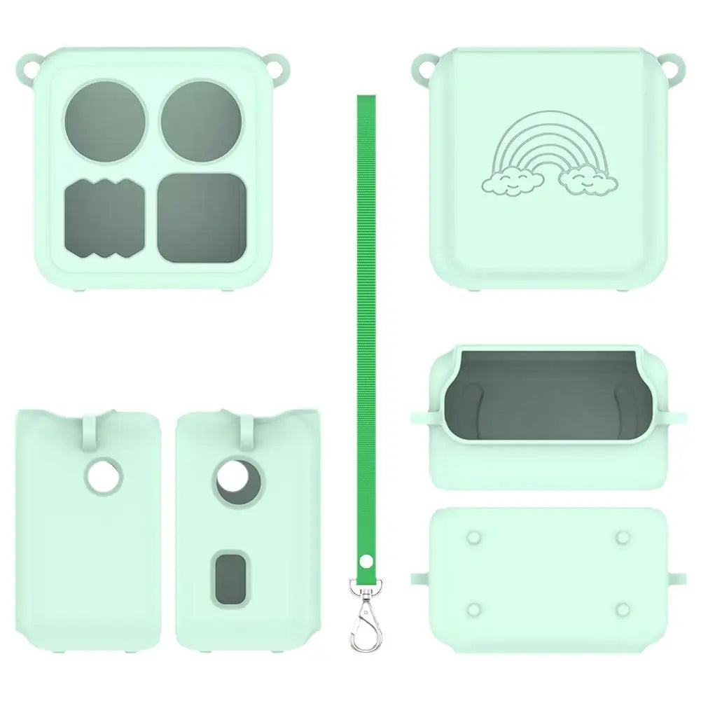 Small Audio Player For Yoto Mini, 360° Shockproof Cover with Lanyard, Lightweight Protector with Waterproof Stain-Resistant