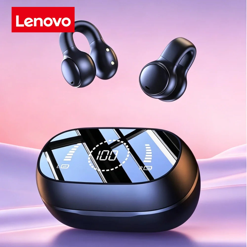 Lenovo High Quality Bone Conduction Wireless Earphones Bluetooth Noise Reduction Sports Earphones Suitable for Xiaomi Iphone