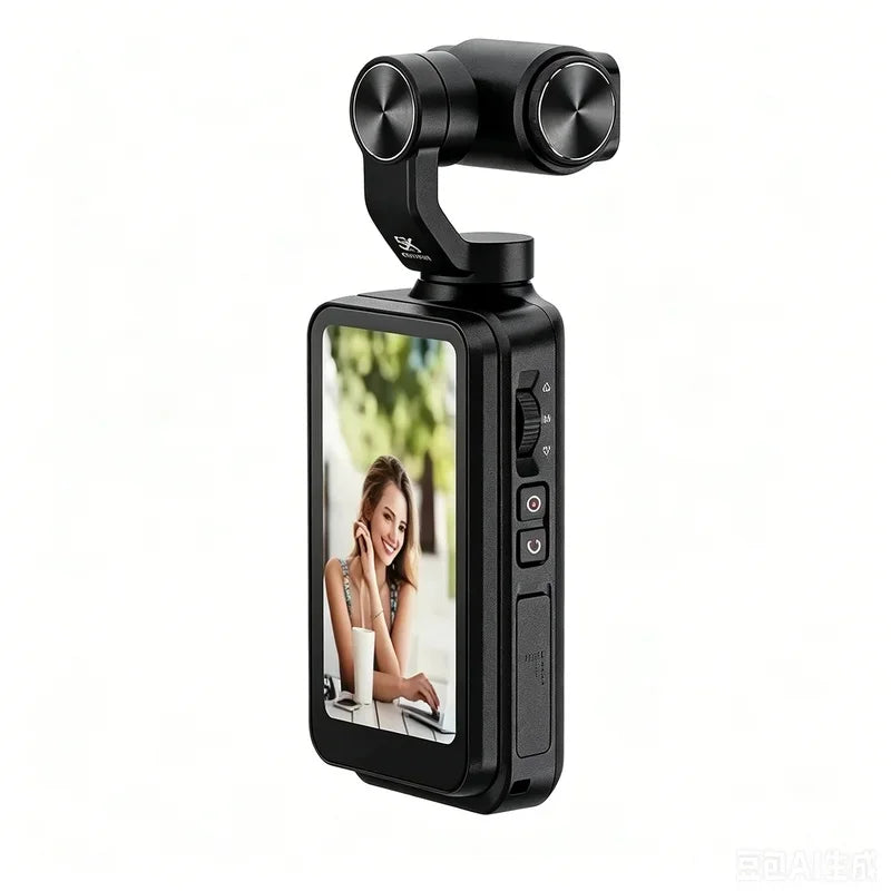 4K Ultra HD Waterproof Action Camera 270° Rotatable Wifi Cam Handheld with Waterproof Case Vlog Bicycle Portable Sport Camcorder