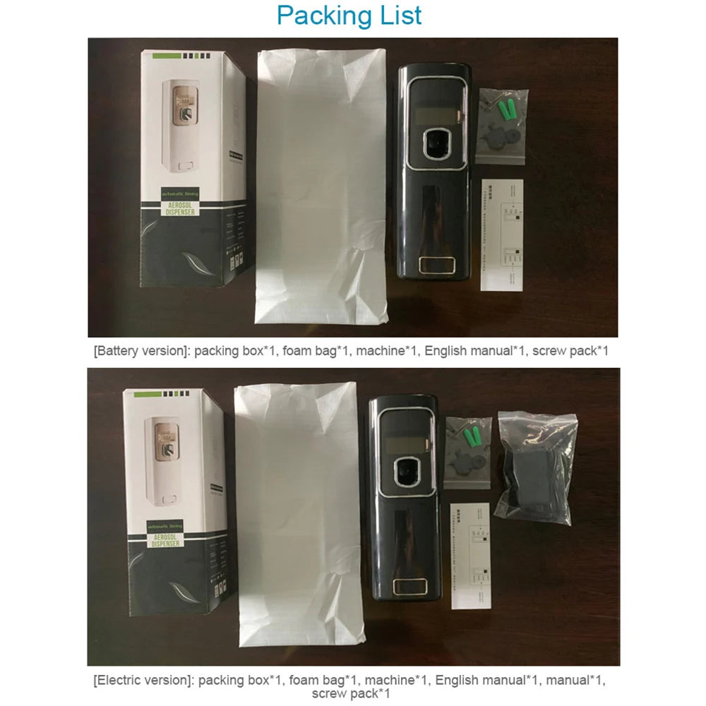 Intelligent Timing Aromatherapy Machine, Automatic Fragrance Diffuser Humidifiers, Toilet Deodorizer Smart Diffuser for Hotel