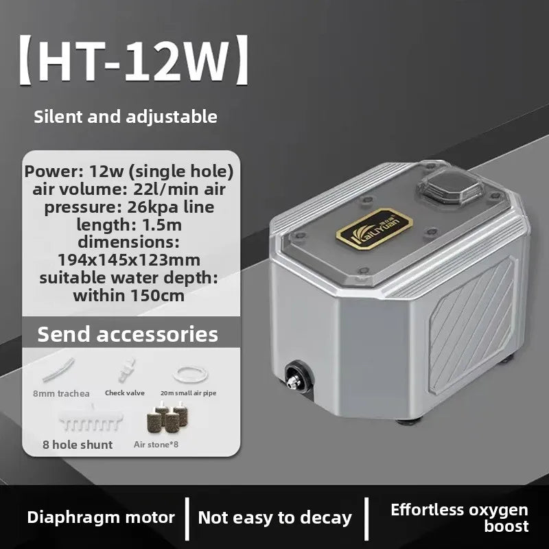 Oxygen pump fish tank special silent aerator oxygenation high-power fish farming household outdoor fish pond